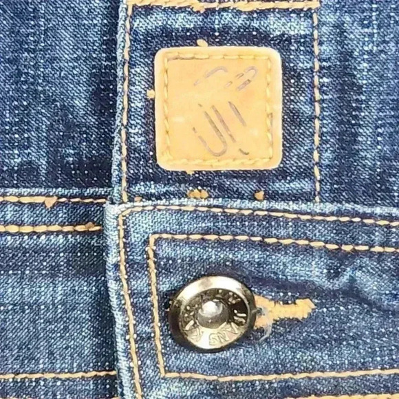 Karl Kani Men's Denim Jean Jacket Large Trucker Button Front Retro HipHop Urban - Picture 5 of 16